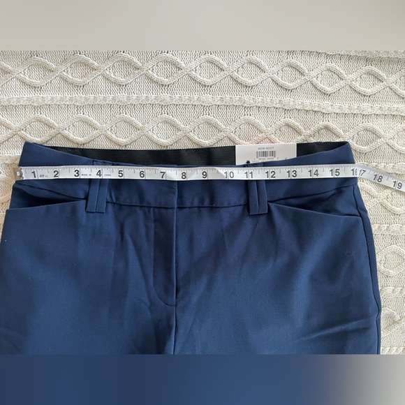 INC Navy Boot Leg Mid Rise Pants Trousers Women’s Size 10 - Picture 15 of 15